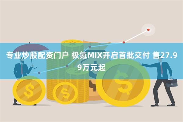 专业炒股配资门户 极氪MIX开启首批交付 售27.99万元起